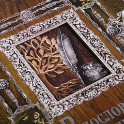 Родословная книга с рамкой под фото «Родословная книга», под дерево, 50 листов, 21.5×23.7 см