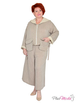 Юбка-брюки Модель №1551 размеры 44-84 - Plusmoda фото 3