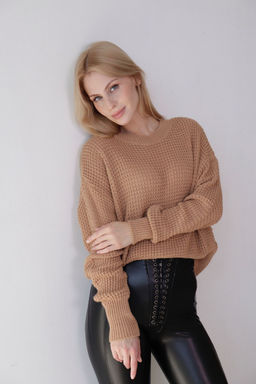 10815 Джемпер светло-коричневый - Martichelli фото 28