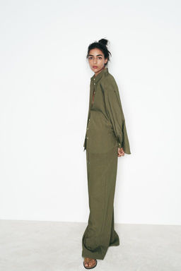 PYJAMA-STYLE TROUSERS - Zara фото 4