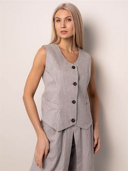 жилет лен 60%, вискоза 40%