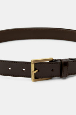 EXTRA LONG 100% LEATHER BELT - Zara фото 3