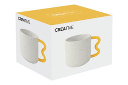 Кружка Creative, бело-жёлтая, 0,35 л - Easy life фото 2