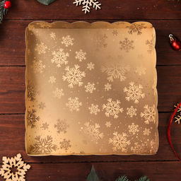 Цена за 5 шт. Коробка для печенья «С Новым годом!», 21×21×3