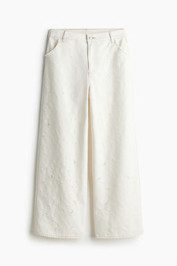 Pantalon de sarga con acabado desflecado - H&m фото 5