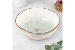 Салатник 23*23*9 см 2,2 л "Кантри" голубой