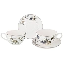 ЧАЙНЫЙ НАБОР LEFARD КОТИКИ НА 2 ПЕР. 4 ПР. 300 МЛ