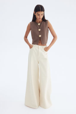 Top con botones decorativos - H&m фото 3
