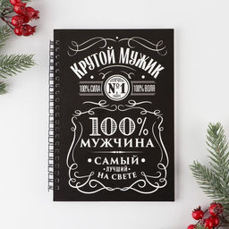 Ежедневник в подарочной коробке Хозяину жизни, А5, 60 листов, на гребне - Artfox фото 11