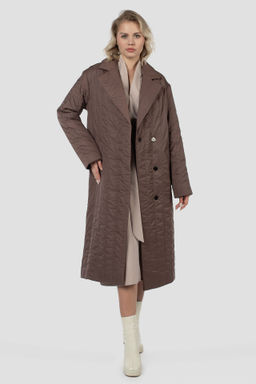 Пальто женское демисезонное (пояс) - El podio фото 3