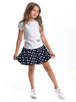 Комплект с юбкой UD 1756|1757 белый - Mini maxi фото 4