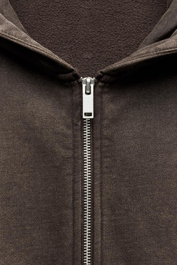 OVERSIZE ZIP-UP HOODIE - Zara фото 18