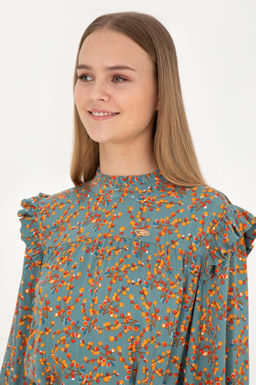 Женское мятное тканое платье Неожиданная скидка в корзине - U.s. polo assn фото 5