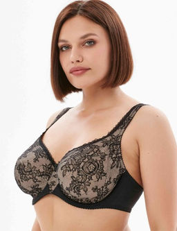 БЮСТГАЛЬТЕР Milavitsa 108000/D74 черный с нюдом