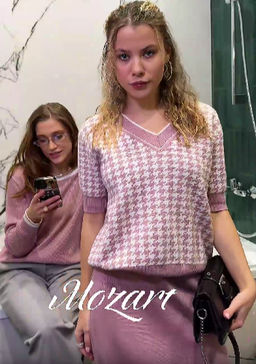 SS-2674 джемпер женский мокка