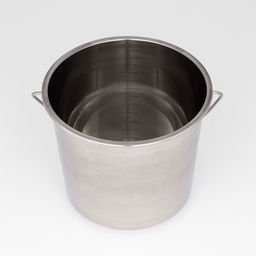 Ведро с крышкой, 12 л, мерная шкала, нержавеющая сталь