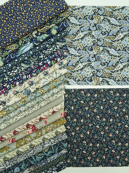 Набор тканей для рукоделия Импортный хлопок: Архелия, 20*20 см, 25 шт - Купава фото 2