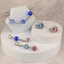 Серьги из муранского стекла SHINE LC3467