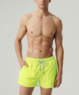 ATLANTIC KMB-222 Шорты мужские пляжные Fast Dry лайм  фото 3