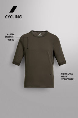 CAMISETA PRIMERA CAPA GRAVEL / Marr?n / Topo