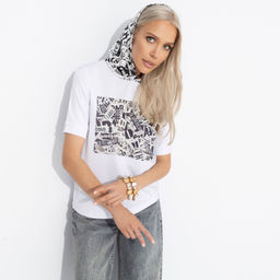 Футболка с капюшоном, Увлечена собой (графика) - Charutti фото 12