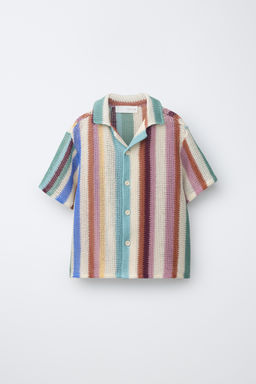 CAMISA CROCHET RAYAS / rayas