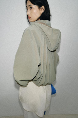 COATED HOODED JACKET - Zara фото 8