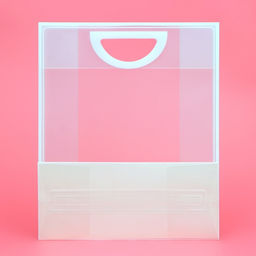 Пакет ПП с вырубной ручкой, прозрачный, 36×30×13 см, белый