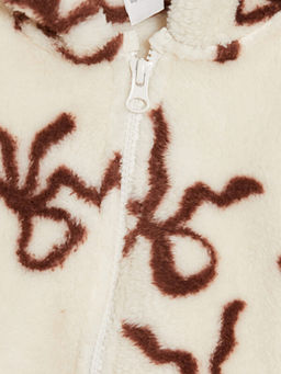 Kap??onlu Desenli K?z ?ocuk Fermuarl? Sweatshirt - Waikiki фото 2
