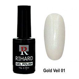 Rihard Gold Veil Gel Polish Гель-лак - коллекция "Золотая вуаль", 10 мл, №01