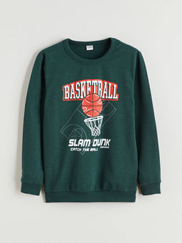 Bisiklet Yaka Erkek ?ocuk Sweatshirt