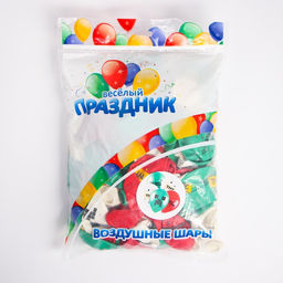 Шар латексный 12" «Пиксели», пастель, 2-сторонний, набор 5 шт., МИКС