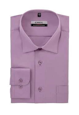 Сорочка мужская длинный рукав GREG 730/319/PUR/Z  фото 8