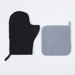 Набор кух. Этель Рождественские ветки: прихватка 19х19 см, варежка-прихватка 20х28 см, 100  фото 3