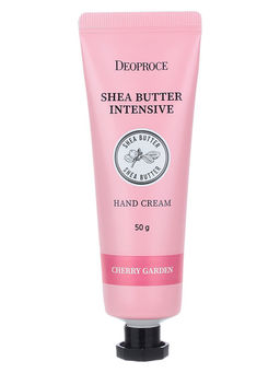 ДП HAND Крем для рук с маслом ши и вишней DEOPROCE SHEA BUTTER INTENSIVE HAND CREAM CHERRY GARDEN 50g С/Г до 22.03.2026 скидка 20%