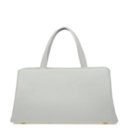 Y2482 white, Женская кожаная сумка с фермуаром, Barcelo Biagi