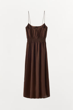 GATHERED SATIN DRESS - Zara фото 5