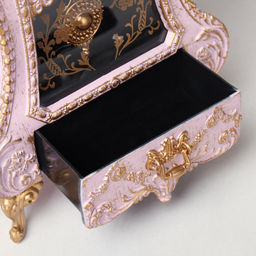 Часы настольные 28 см розовые / 63317H /уп 18/ музыкальные - Галеонтрейд фото 4