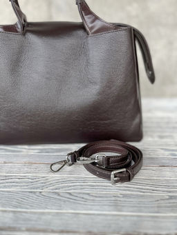 Женская кожаная сумка тоут 3120 Кофе - Sergio valentini фото 10