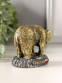 Фигурка «Медведь Россия», 7×8.5×4.5 см