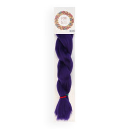 SOFT DREADS Канекалон однотонный, гофрированный, 60 см, 100 гр, цвет фиолетовый(#MR-PURLE) - Queen fair фото 3