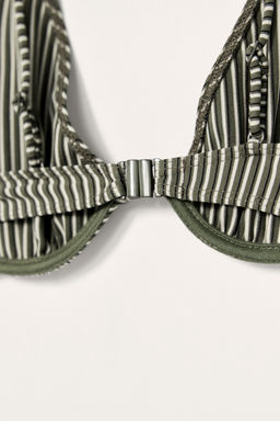 STRIPED LIMITED EDITION BIKINI TOP - Zara фото 10