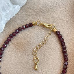 Браслет из Граната и Корунда (Рубин) - Радуга самоцветов фото 3