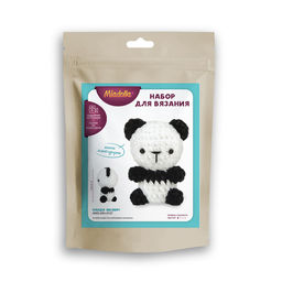 Набор для вязания Miadolla AMG-MN-0137 Панда (велюр)