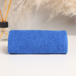 Полотенце махровое ГК 70х130см, синий, 360г/м, хл100%