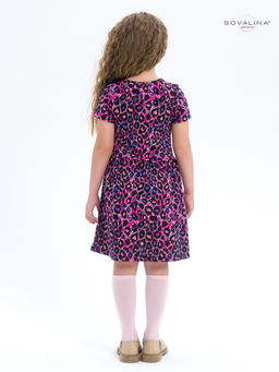 Платье Лето фуксия лео - Sovalina фото 13