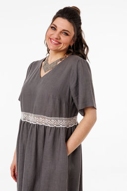 Платье ANELLI 55 пепельное кружево - Таиер фото 8