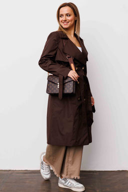 Плащ AURA 7034-170 шоколадный