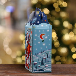 Цена за 5 шт. Подарочная коробка Фантазия в зелёном 17,8 х 10 х 32,5 см - Simaland фото 9