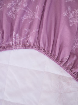 Постельное белье зима-лето из поплина с простыней на резинке - Виталина 2 сп.с прост.на резинке 180*200*25 (нав.70х70)